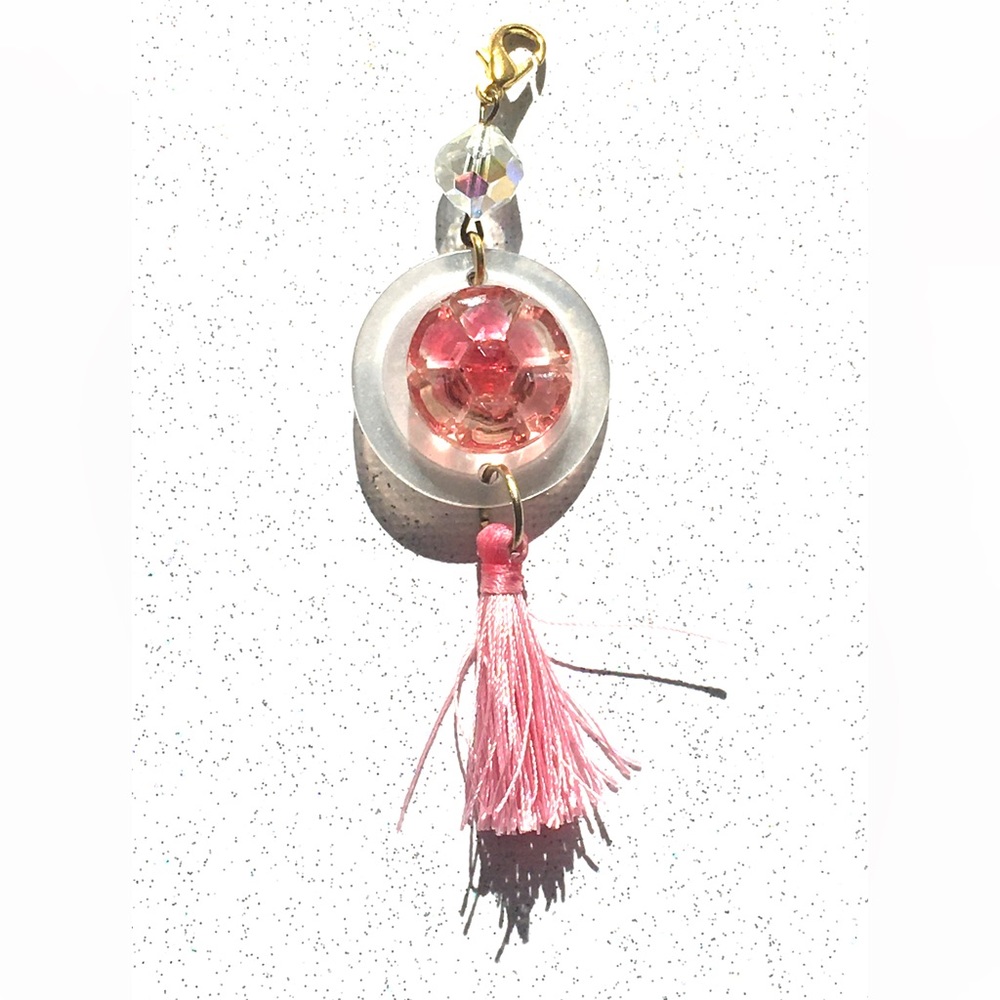 Charm Made With Vintage Buttons